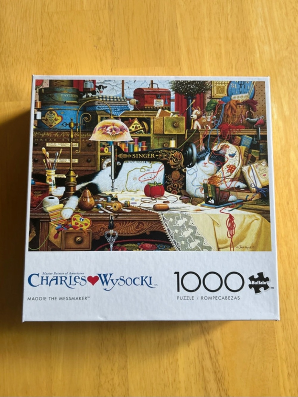 Charles Wysocki Maggie The Messenger Jigsaw Puzzle